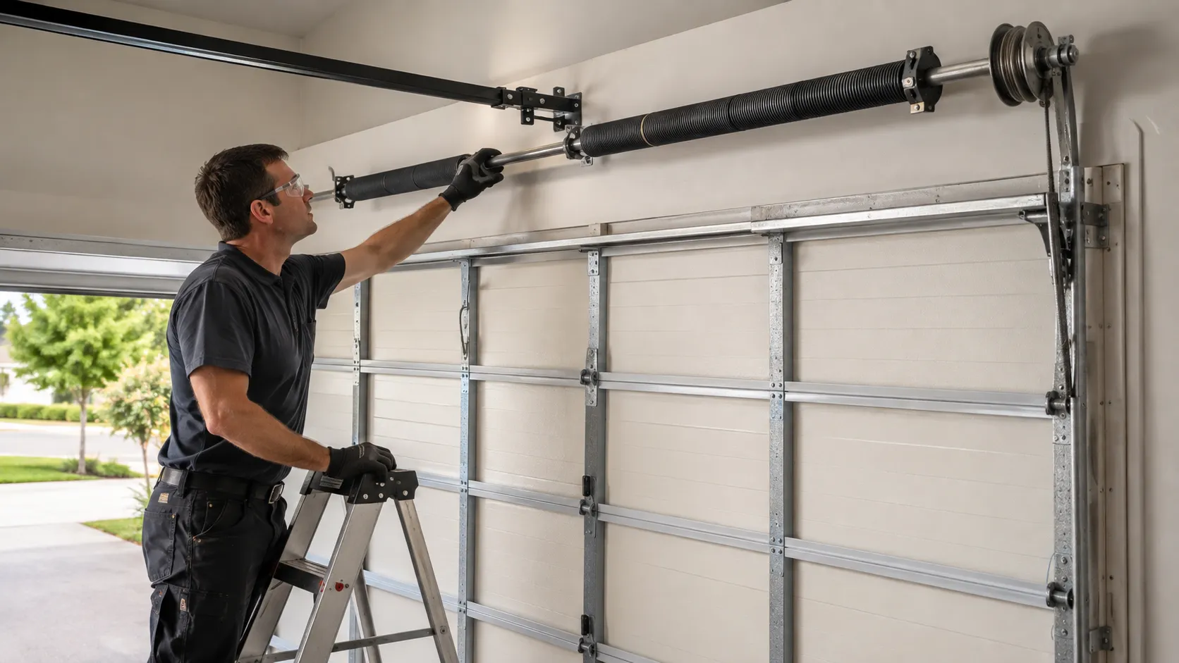 Garage door work by Sherman Garage Door Pros in Sherman, TX
