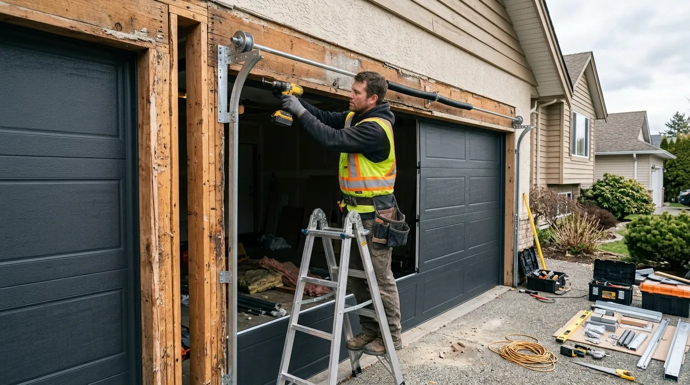 Garage door work by Sherman Garage Door Pros in Sherman, TX