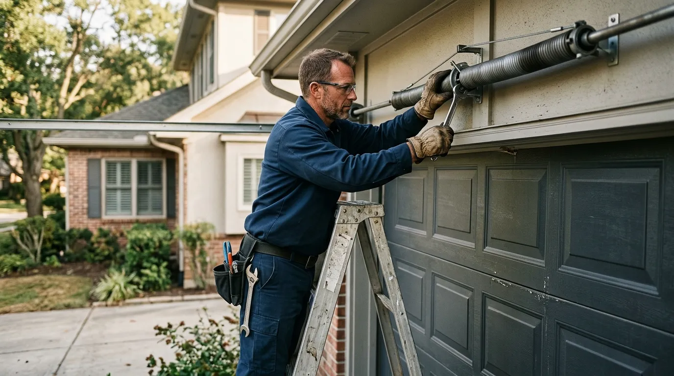 Garage door work by Sherman Garage Door Pros in Sherman, TX