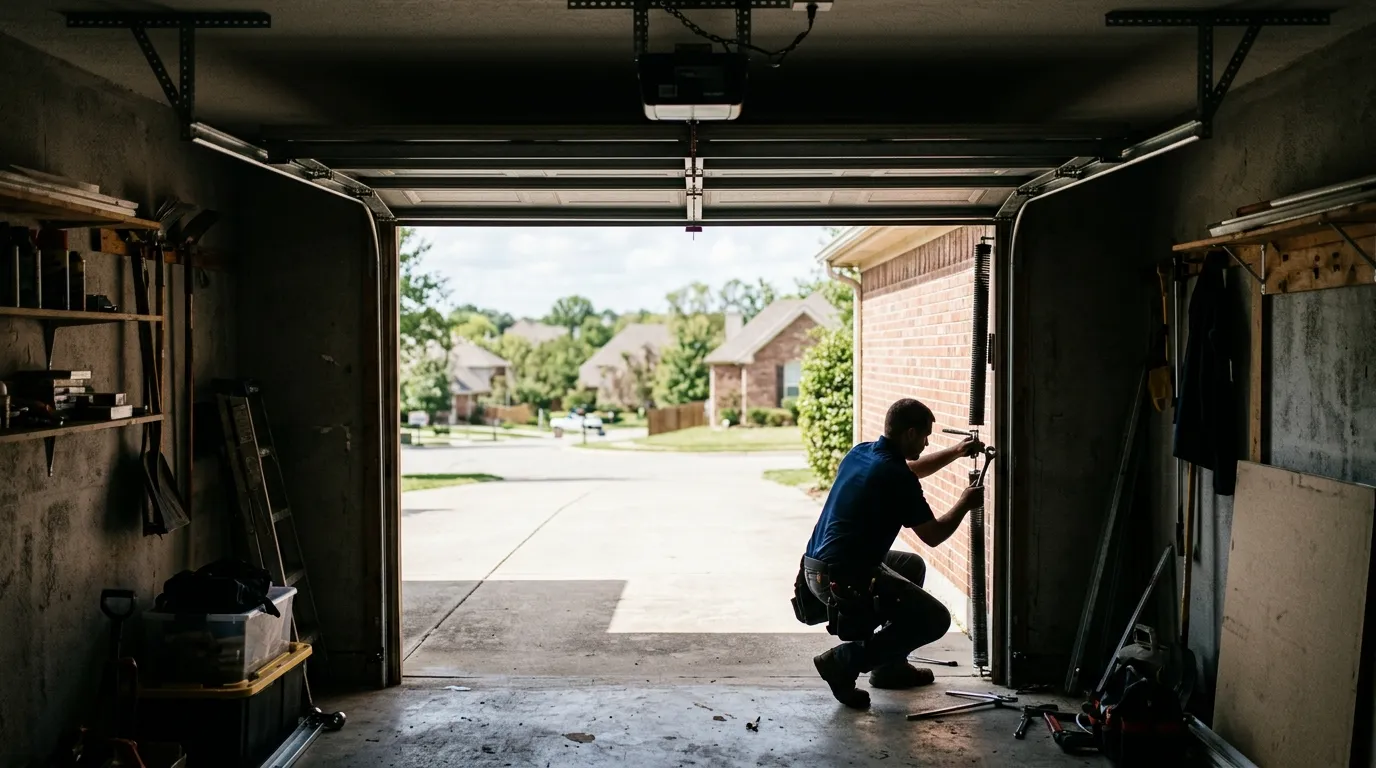 Garage door service in Sherman, TX